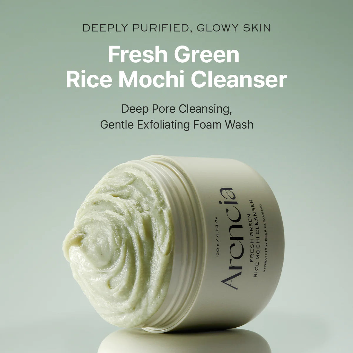 Arencia Fresh Green Mochi Cleanser