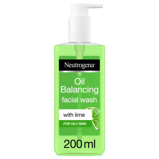 NEUTROGENA - Oil Balancing Facial Wash, Lime, For Oily Skin, 200ml