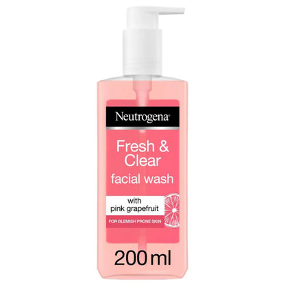 NEUTROGENA - Facial Wash, Fresh & Clear, Pink Grapefruit, 200ml