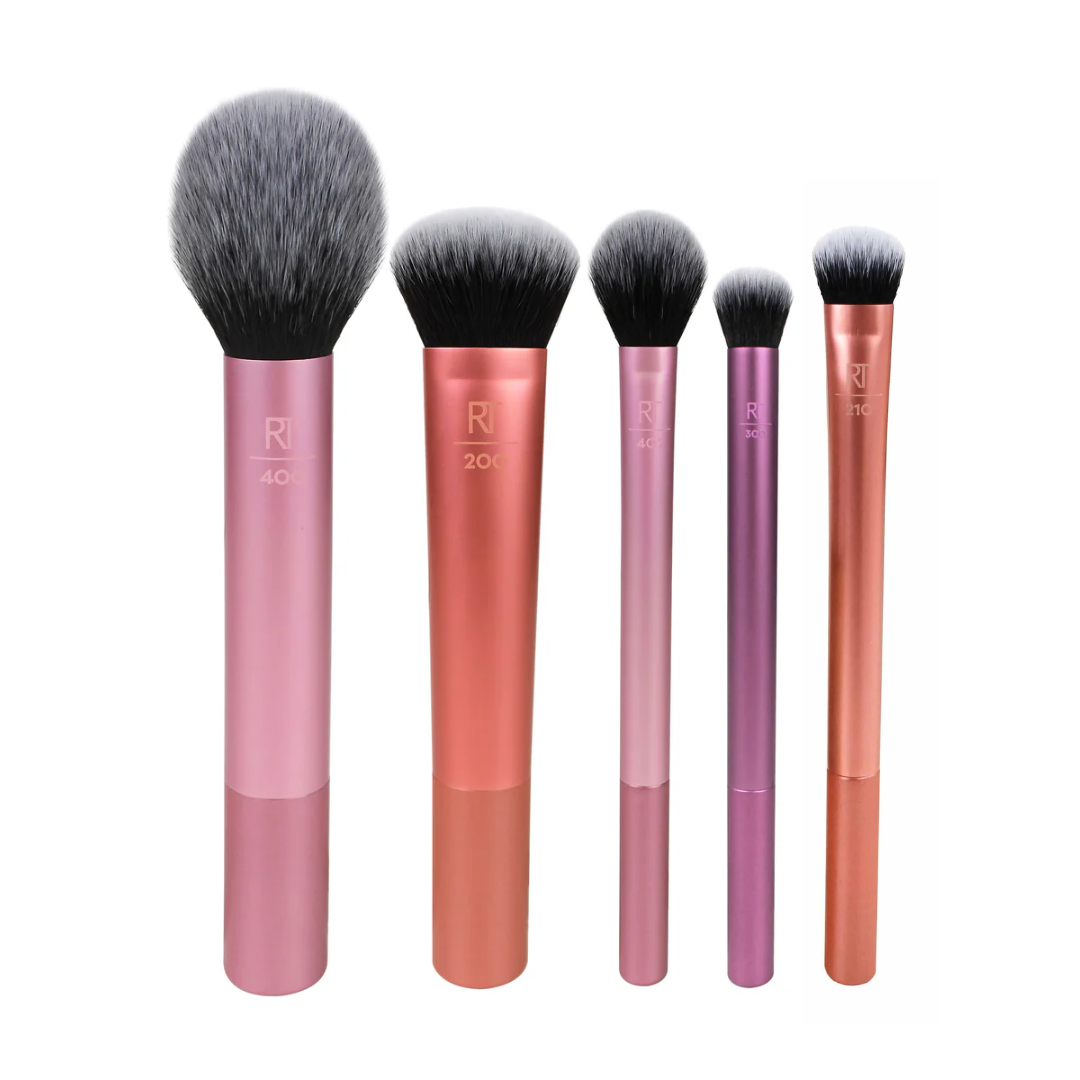 Real Techniques Everyday Essentials Makeup Brush Set - Flavless.com