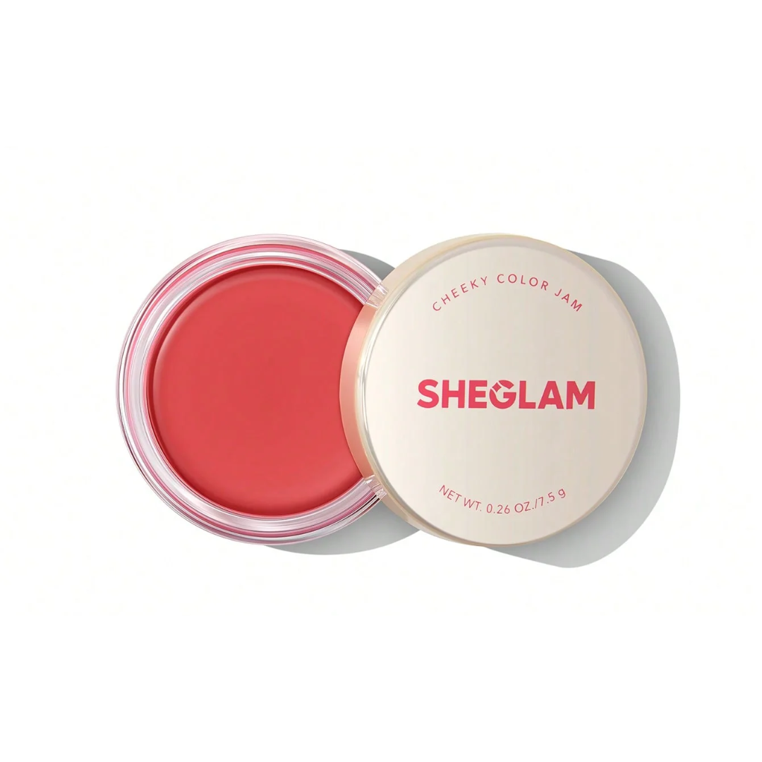 SHEGLAM CHEEKY COLOR JAM - Afternoon Peach (Bouncy Cream-to-Powder Blush) - Flavless.com