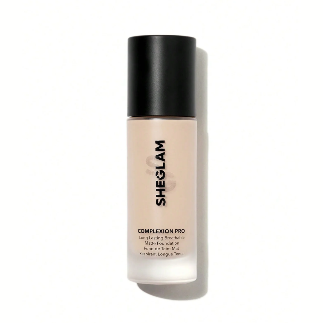 Sheglam Complexion Pro: Long-Lasting, Breathable Matte Foundation in Porcelain - Flavless.com