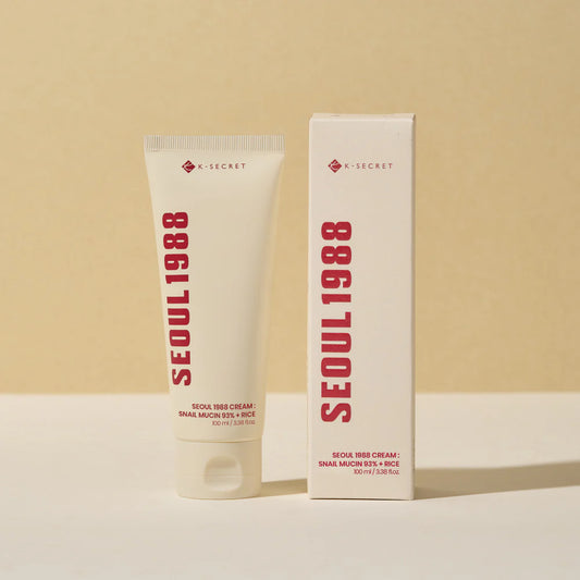 SEOUL 1988 Cream Snail Mucin 93% + Rice 100ML