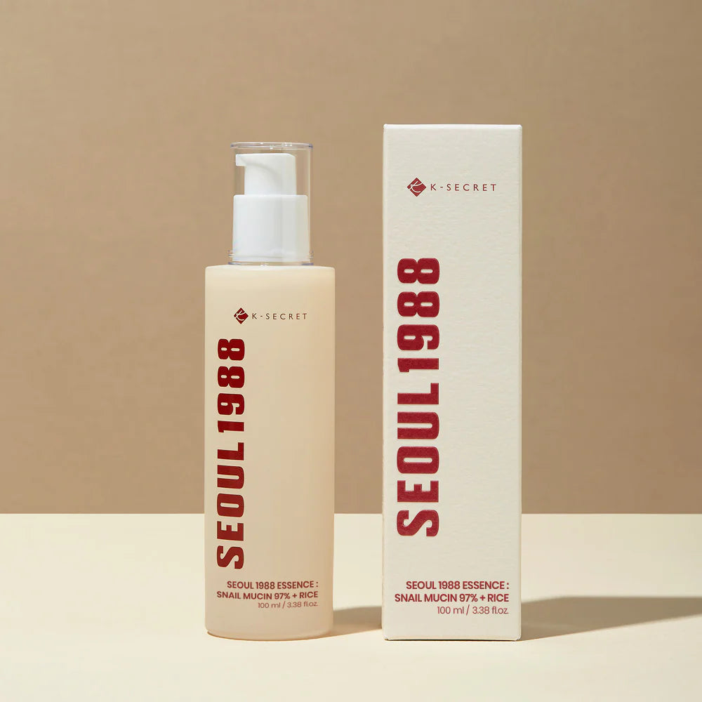 SEOUL 1988 Essence Snail Mucin 97% + Rice 100ML