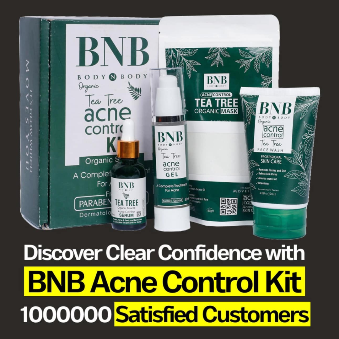 BNB ORGANIC TEA TREE ACNE CONTROL KIT - Flavless.com