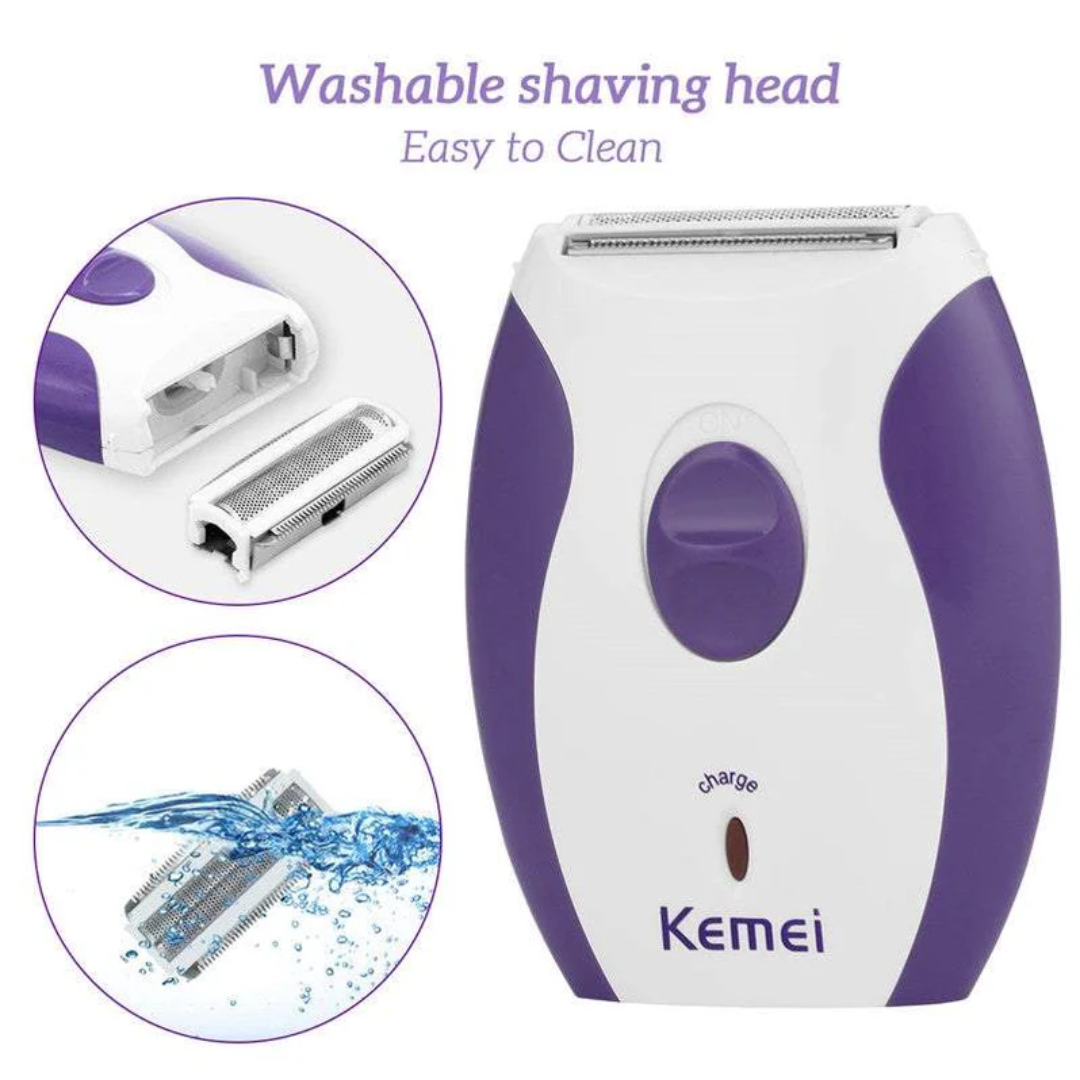 Kemei KM-280R Hair Removal Shaver for Women - Flavless.com