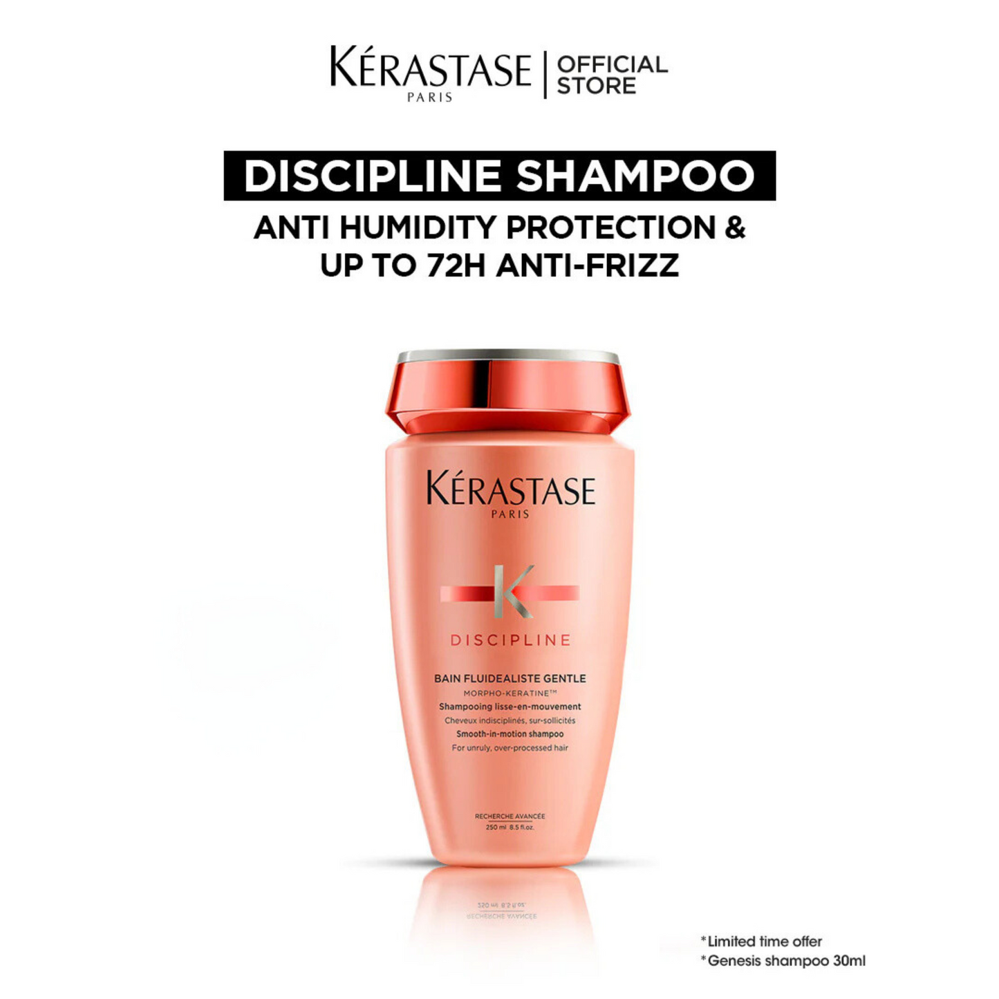 Kerastase- Discipline Sulfate Shampoo 250ml