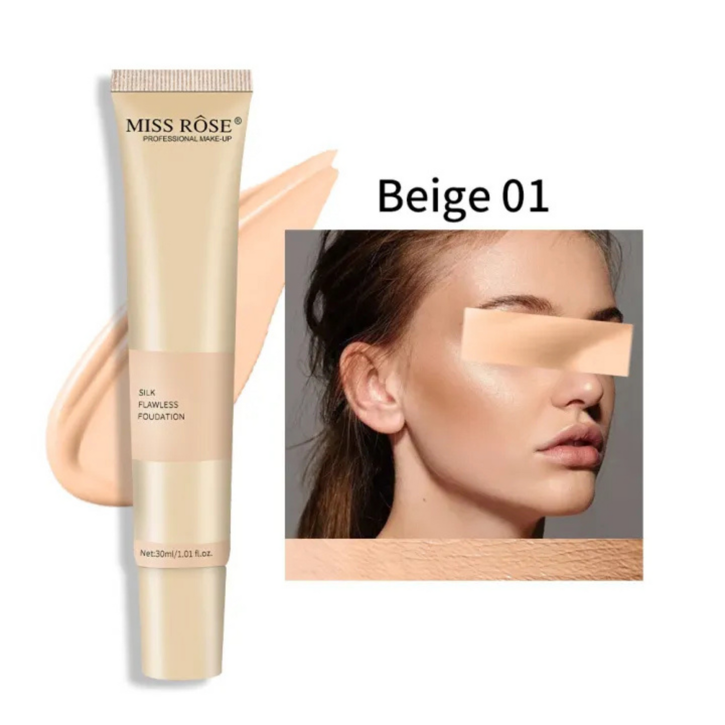 Miss Rose Silk Flawless Foundation 30ml