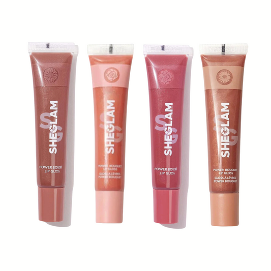 Sheglam Lip Gloss Collection: High-Shine, Hydrating Glosses for Every Look (Pack Of 4) - Flavless.com