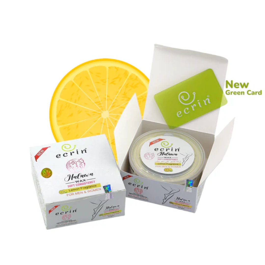 Ecrin 100% Natural Halawa Wax Gentle Hair Removal with Lemon & Sugar - Flavless.com