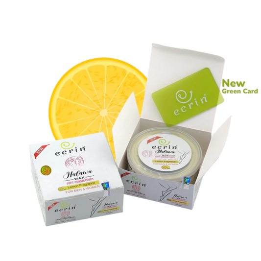 Ecrin 100% Natural Halawa Wax Gentle Hair Removal with Lemon & Sugar - Flavless.com