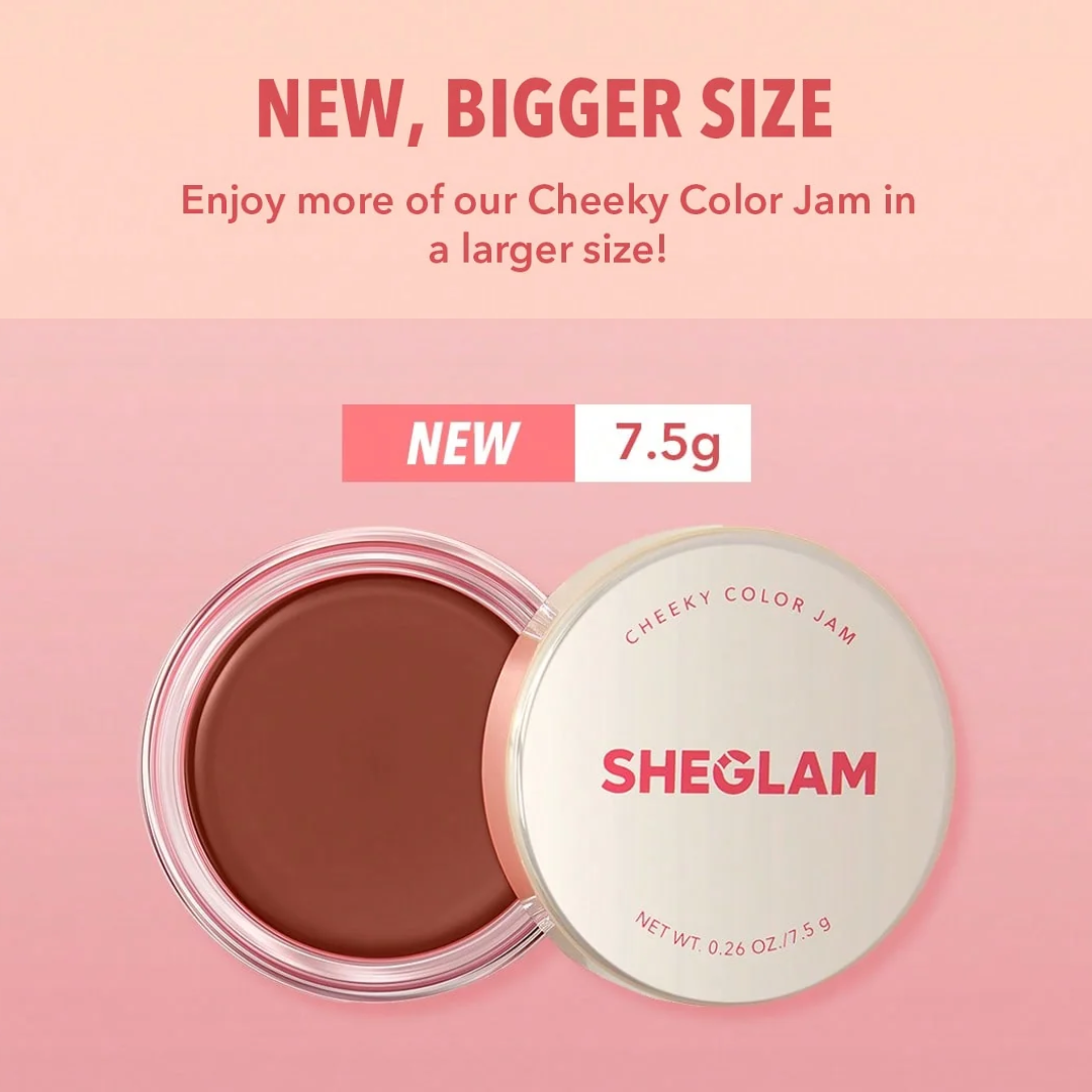 SHEGLAM CHEEKY COLOR JAM - Afternoon Peach (Bouncy Cream-to-Powder Blush) - Flavless.com