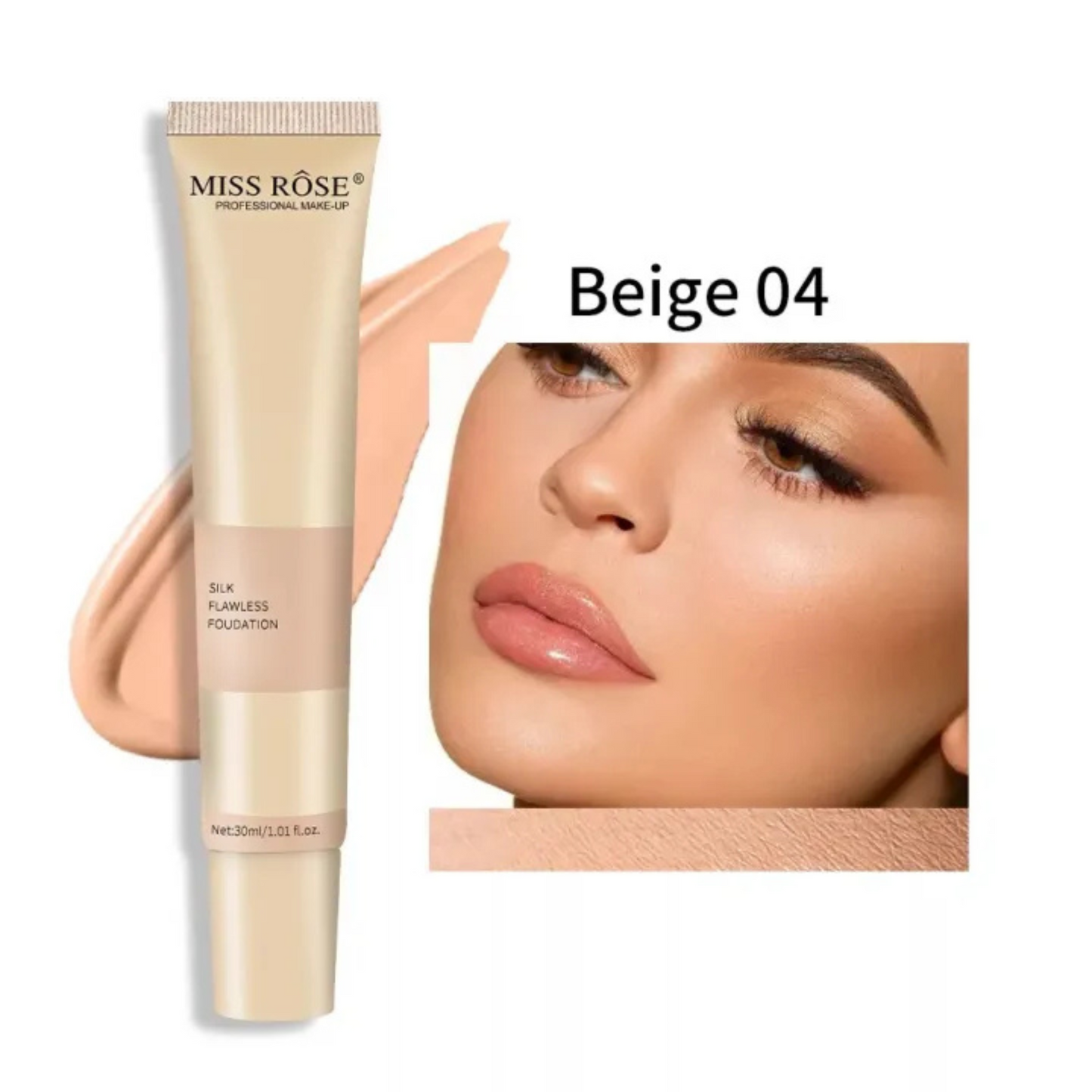 Miss Rose Silk Flawless Foundation 30ml