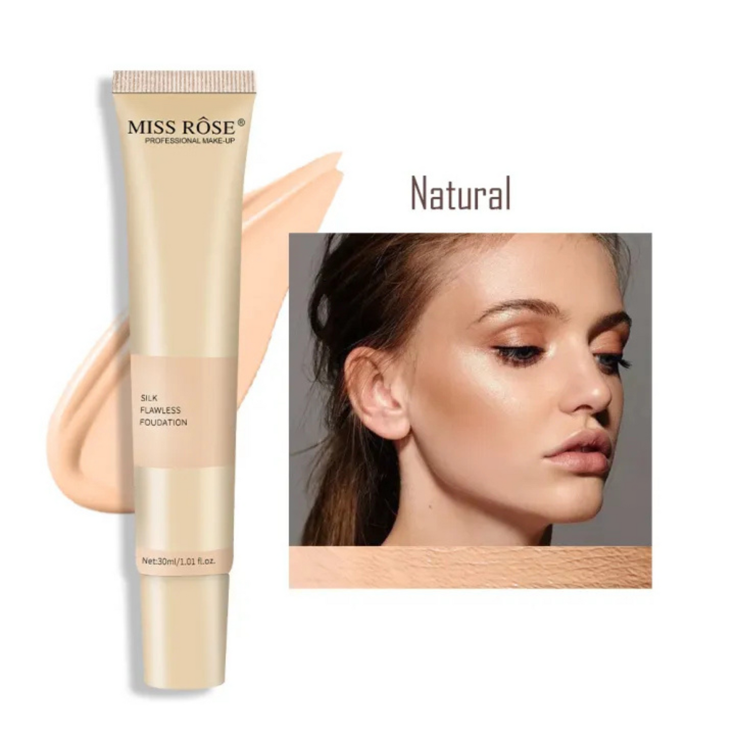 Miss Rose Silk Flawless Foundation 30ml