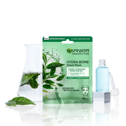 Hydra Bomb Hyaluronic Acid Green Tea Sheet Mask