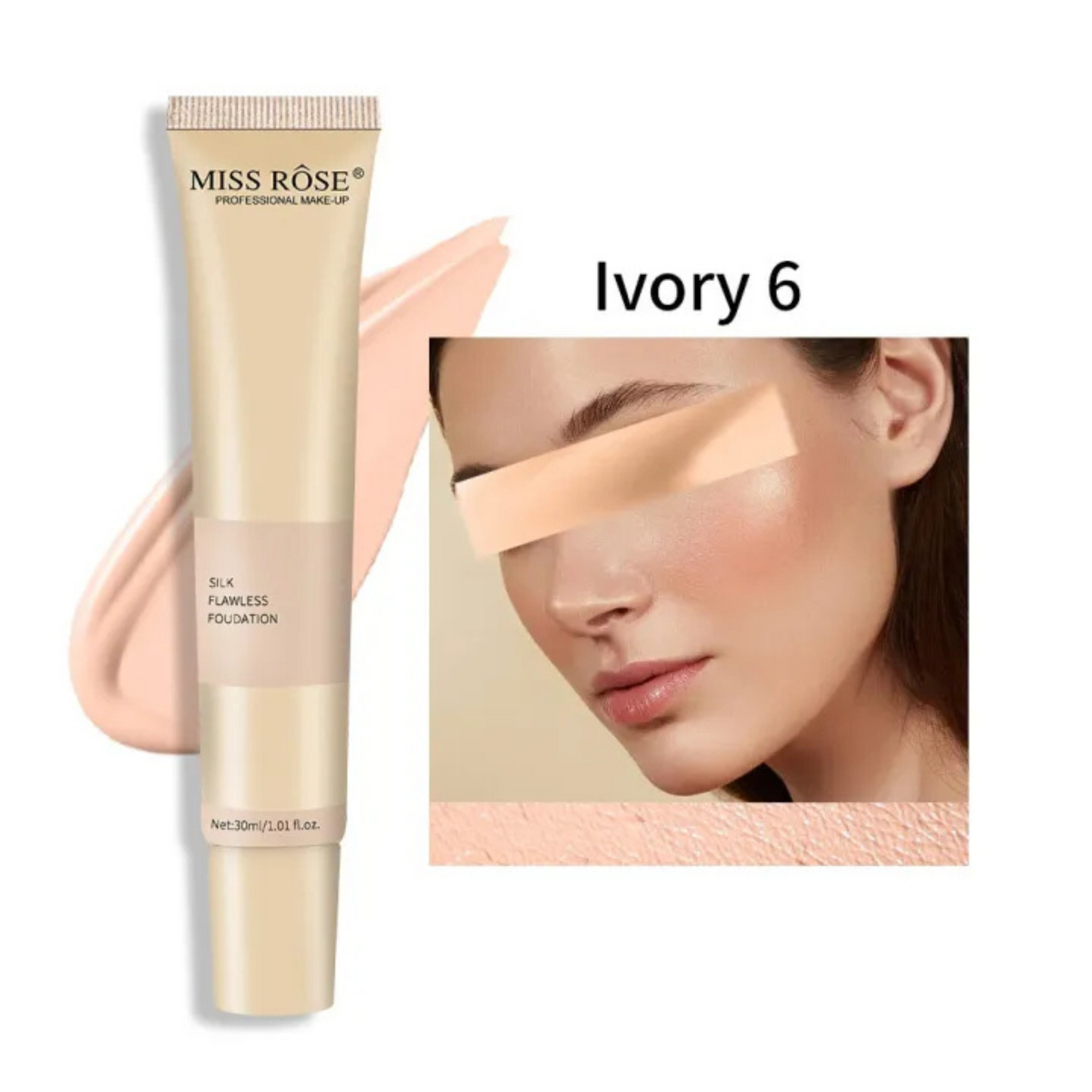 Miss Rose Silk Flawless Foundation 30ml