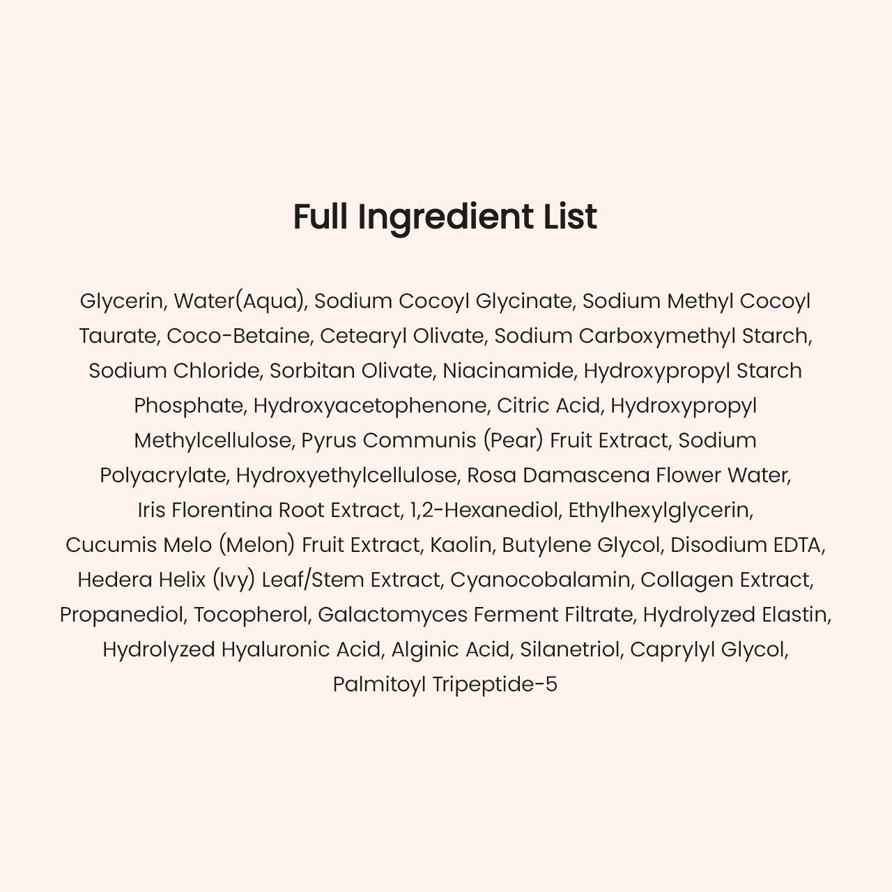 Collagen Mask to Foam Cleanser