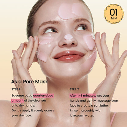 Collagen Mask to Foam Cleanser