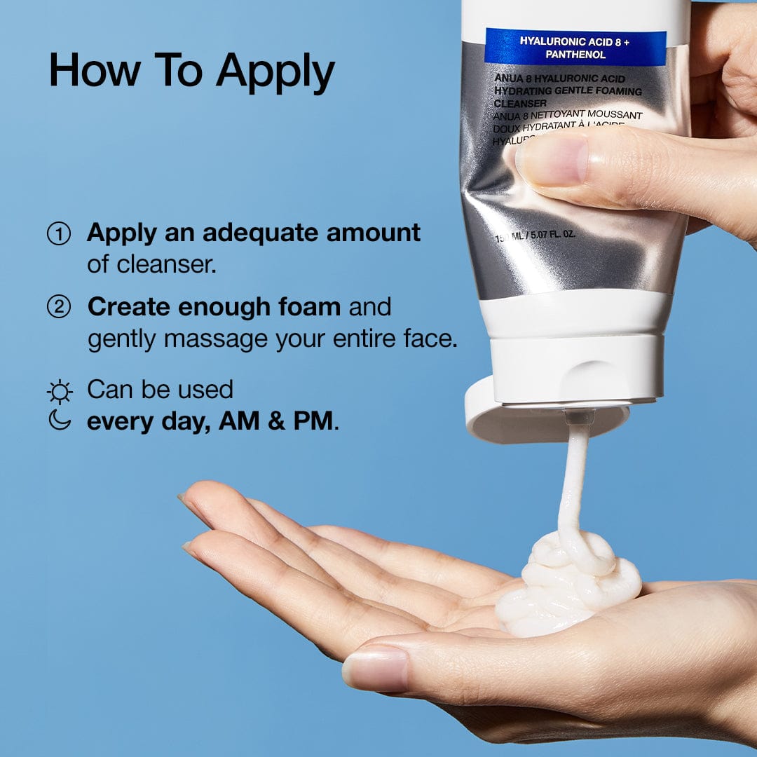 8 Hyaluronic Acid Hydrating Gentle Foaming Cleanser - 150ml