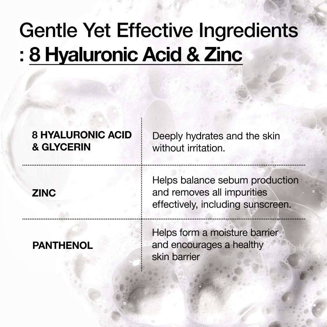 8 Hyaluronic Acid Hydrating Gentle Foaming Cleanser - 150ml