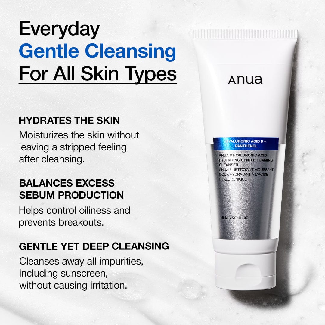 8 Hyaluronic Acid Hydrating Gentle Foaming Cleanser - 150ml