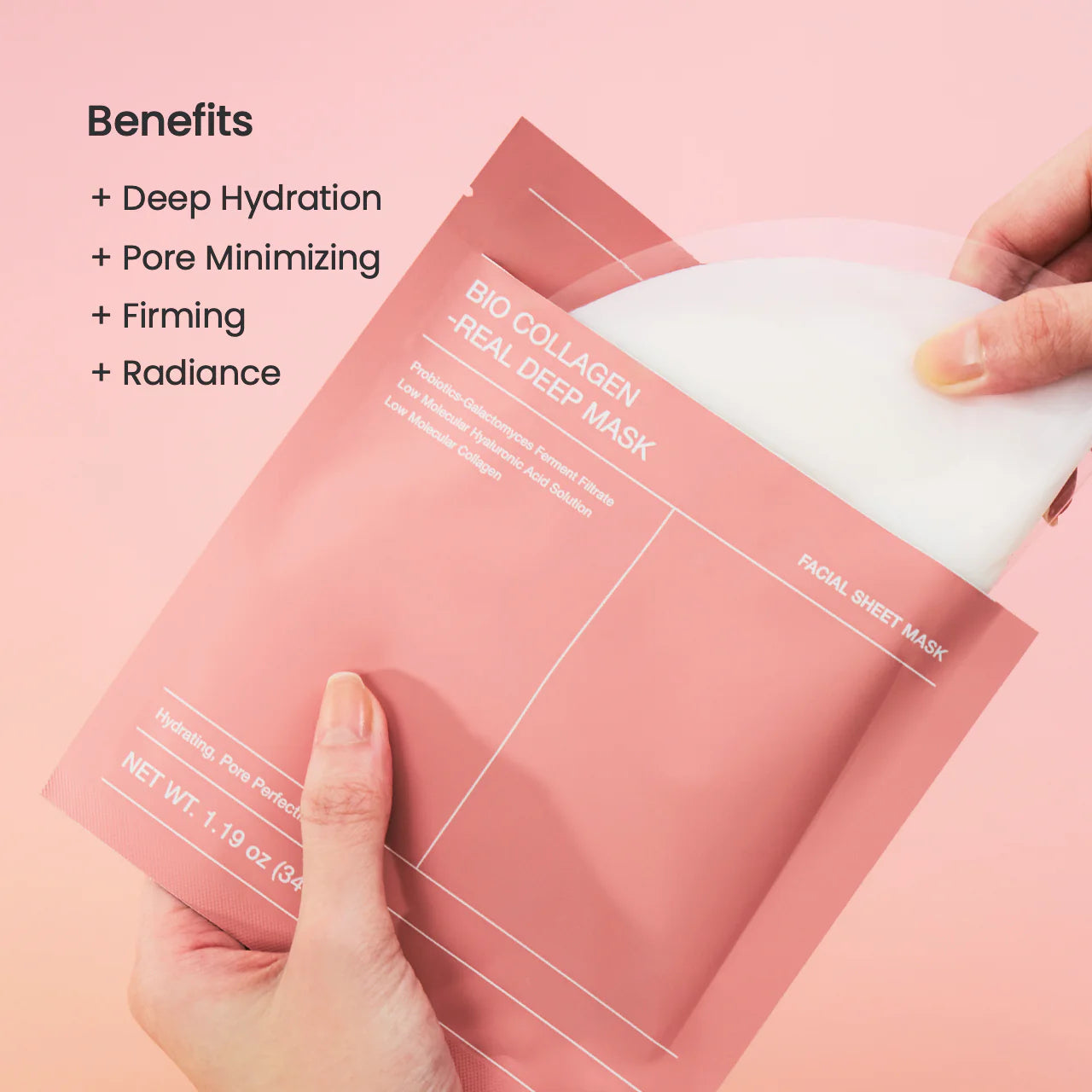 Bio Collagen-Real Deep Mask 4 Masks EA