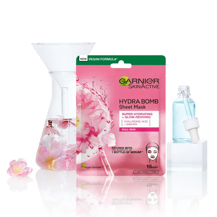 Hydra Bomb Hyaluronic Acid Sakura Brightening Sheet Mask