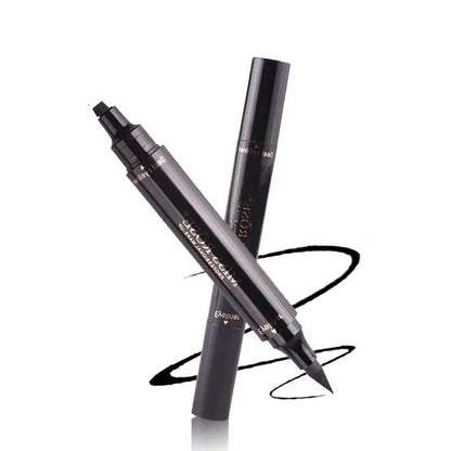 Miss Rose Makeup Liquid Black Eyeliner Pencil Quick Dry Waterproof With Stamp